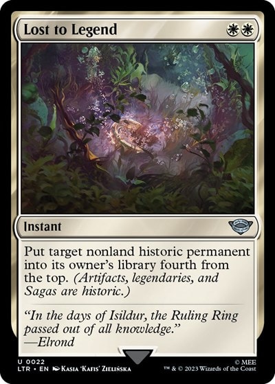Lost to Legend (LTR) #22 Uncommon (Lightly Played) Universes Beyond: The Lord of the Rings: Tales of Middle-earth Magic: The Gathering: 2023