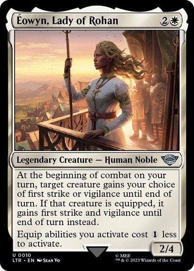 Eowyn Lady of Rohan (LTR) #10 Uncommon (Lightly Played) Universes Beyond: The Lord of the Rings: Tales of Middle-earth Magic: The Gathering: 2023
