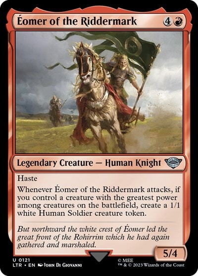 Eomer of the Riddermark (LTR) #121 Uncommon (Lightly Played) Universes Beyond: The Lord of the Rings: Tales of Middle-earth Magic: The Gathering: 2023