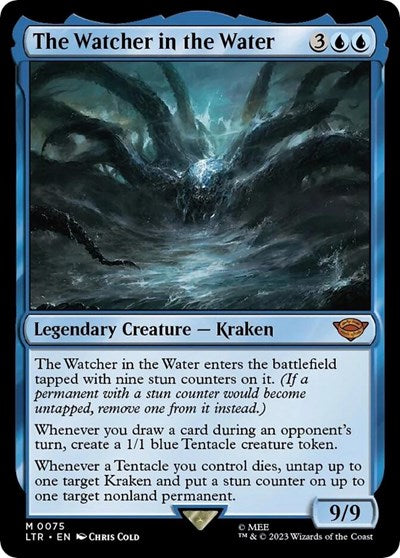 The Watcher in the Water (LTR) #75 Mythic Rare (Near Mint) Universes Beyond: The Lord of the Rings: Tales of Middle-earth Magic: The Gathering: 2023