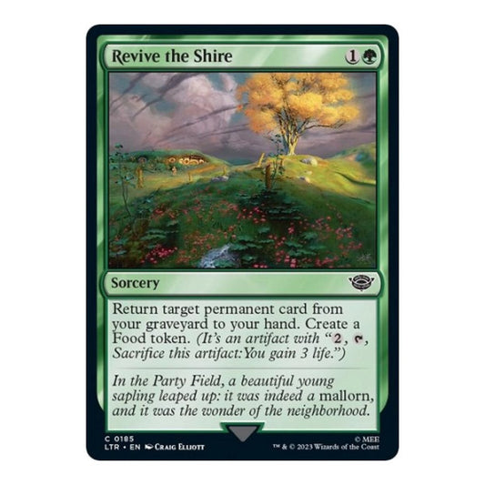 Revive the Shire (LTR) #185 Common (Lightly Played) Universes Beyond: The Lord of the Rings: Tales of Middle-earth Magic: The Gathering: 2023