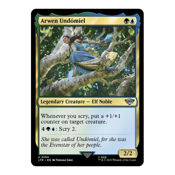 Arwen Undomiel (LTR) #194 Uncommon (Lightly Played) Universes Beyond: The Lord of the Rings: Tales of Middle-earth Magic: The Gathering: 2023