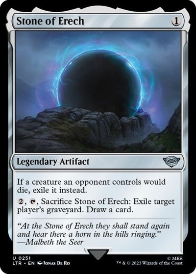 Stone of Erech (LTR) #251 Uncommon (Lightly Played) Universes Beyond: The Lord of the Rings: Tales of Middle-earth Magic: The Gathering: 2023