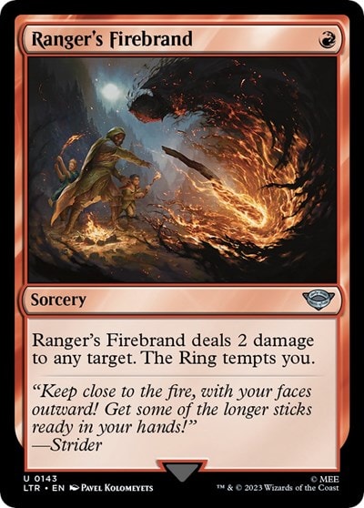 Rangers Firebrand (LTR) #143 Uncommon (Lightly Played) Universes Beyond: The Lord of the Rings: Tales of Middle-earth Magic: The Gathering: 2023