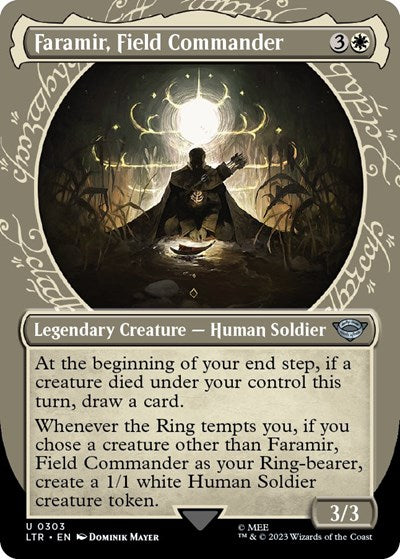 Faramir Field Commander Showcase (LTR) #303 Uncommon (Lightly Played) Universes Beyond: The Lord of the Rings: Tales of Middle-earth Magic: The Gathering: 2023