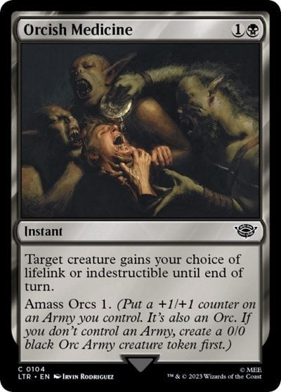 Orcish Medicine (LTR) #104 Common Universes Beyond: The Lord of the Rings: Tales of Middle-earth Magic: The Gathering: 2023