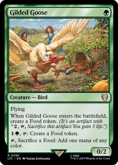 Gilded Goose (LTC) #246 Rare (Lightly Played) Commander: The Lord of the Rings: Tales of Middle-earth Magic: The Gathering: 2023