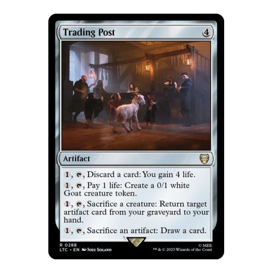 Trading Post (LTC) #288 Rare (Lightly Played) Commander: The Lord of the Rings: Tales of Middle-earth Magic: The Gathering: 2023