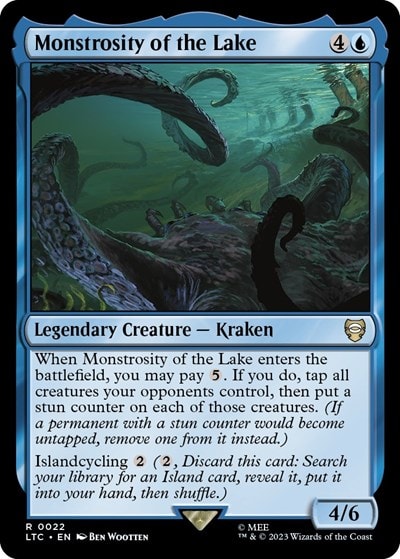Monstrosity of the Lake (LTC) #22 Rare (Lightly Played) Commander: The Lord of the Rings: Tales of Middle-earth Magic: The Gathering: 2023
