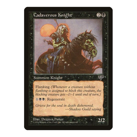 Cadaverous Knight (MIR) #110 Common (Lightly Played) Mirage Magic: The Gathering: 1996