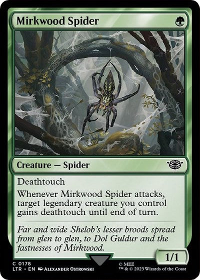 Mirkwood Spider (LTR) #178 Common Universes Beyond: The Lord of the Rings: Tales of Middle-earth Magic: 2023