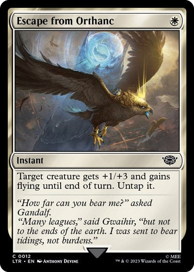 Escape from Orthanc (LTR) #12 Common Universes Beyond: The Lord of the Rings: Tales of Middle-earth Magic: The Gathering: 2023