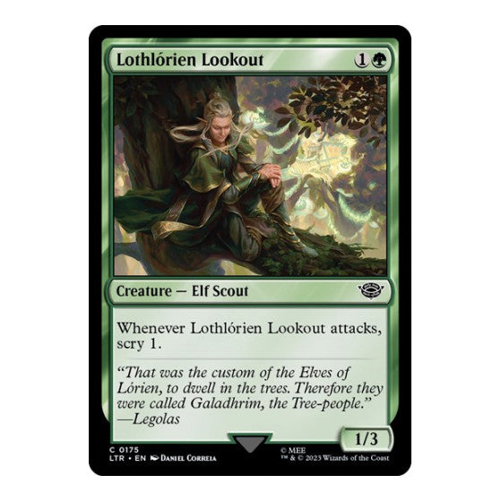 Lothlorien Lookout (LTR) #175 Common (Lightly Played) Universes Beyond: The Lord of the Rings: Tales of Middle-earth Magic: The Gathering: 2023