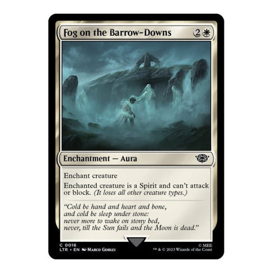 Fog on the Barrow-Downs (LTR) #16 Common (Lightly Played) Universes Beyond: The Lord of the Rings: Tales of Middle-earth Magic: The Gathering: 2023