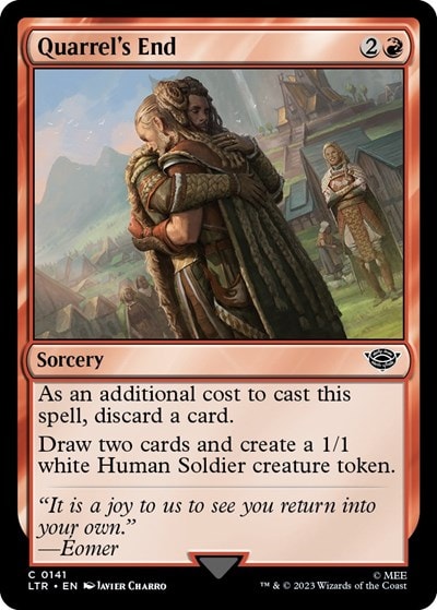 Quarrels End (LTR) #141 Common (Lightly Played) Universes Beyond: The Lord of the Rings: Tales of Middle-earth Magic: The Gathering: 2023