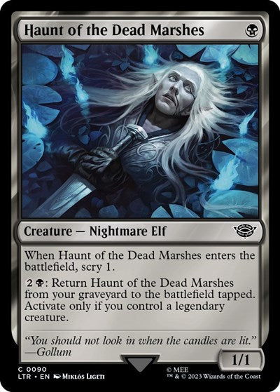 Haunt of the Dead Marshes (LTR) #90 Common (Lightly Played) Universes Beyond: The Lord of the Rings: Tales of Middle-earth Magic: The Gathering: 2023