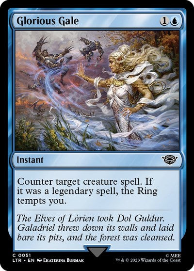 Glorious Gale (LTR) #51 Common (Lightly Played) Universes Beyond: The Lord of the Rings: Tales of Middle-earth Magic: The Gathering: 2023