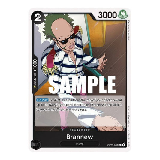 Brannew (OP03) #OP03-089 Rare Pillars of Strength One Piece Card Game: 2023