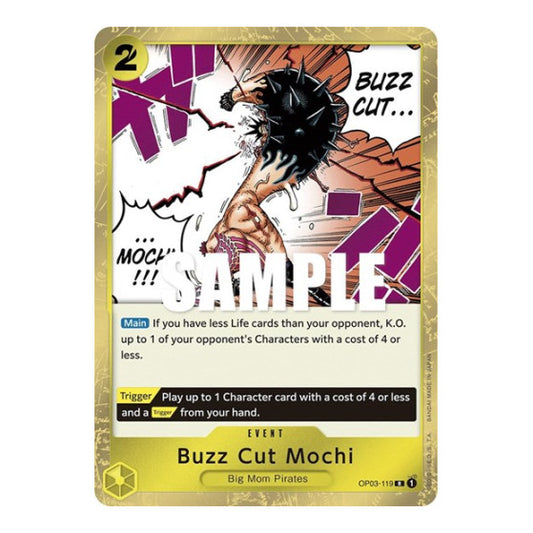 Buzz Cut Mochi (OP03) #OP03-119 Rare (Foil Near Mint) Pillars of Strength One Piece Card Game: 2023
