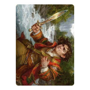 Frodo Baggins Art Card (16/81) (ASLTR) #16 Special (Lightly Played) Art Series: Universes Beyond: The Lord of the Rings: Tales of Middle-earth Magic: The Gathering: 2023