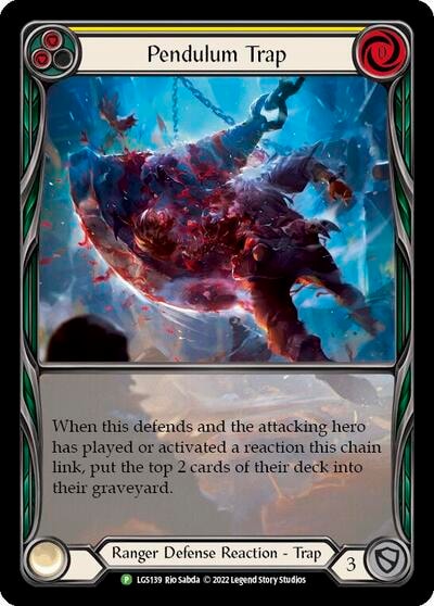 Pendulum Trap - LGS139 (PR) #LGS139 Promo (Rainbow Foil Near Mint) Flesh and Blood: Promo Cards Flesh and Blood TCG: 2019