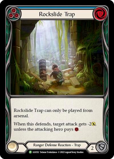 Rockslide Trap - LGS152 (PR) #LGS152 Promo (Rainbow Foil Near Mint) Flesh and Blood: Promo Cards Flesh and Blood TCG: 2019