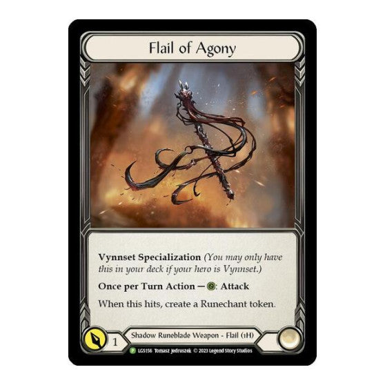 Flail of Agony - LGS156 (PR) #LGS156 Promo (Cold Foil Near Mint) Flesh and Blood: Promo Cards Flesh and Blood TCG: 2019