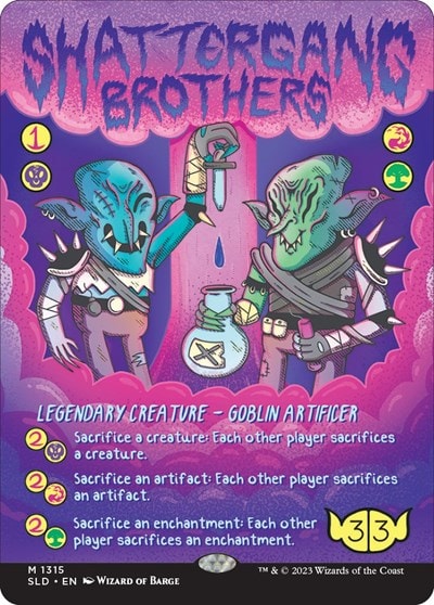 Shattergang Brothers (SLD) #1315 Mythic Rare (Near Mint) Secret Lair Drop Series Magic: The Gathering: 2026