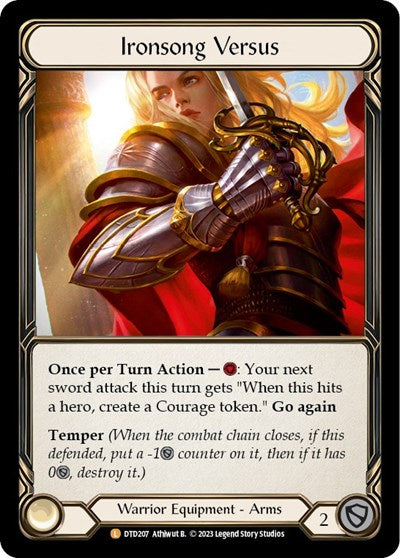 Ironsong Versus (DTD) #DTD207 Legendary (Rainbow Foil Near Mint) Dusk till Dawn Flesh and Blood TCG: 2023