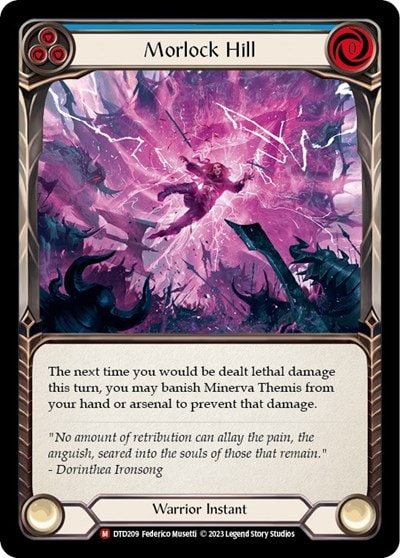 Morlock Hill (DTD) #DTD209 Majestic (Lightly Played) Dusk till Dawn Flesh and Blood TCG: 2023