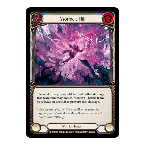 Morlock Hill (DTD) #DTD209 Majestic (Lightly Played) Dusk till Dawn Flesh and Blood TCG: 2023