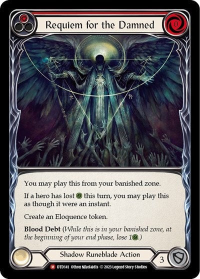 Requiem for the Damned (DTD) #DTD141 Majestic (Lightly Played) Dusk till Dawn Flesh and Blood TCG: 2023