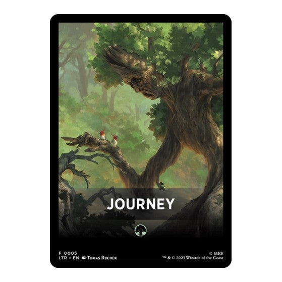 Journey Theme Card (LTR) #5 T (Lightly Played) Universes Beyond: The Lord of the Rings: Tales of Middle-earth Magic: The Gathering: 2023