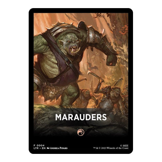 Marauders Theme Card (LTR) #4 T (Lightly Played) Universes Beyond: The Lord of the Rings: Tales of Middle-earth Magic: The Gathering: 2023