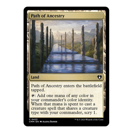 Path of Ancestry (CMM) #423 Common (Lightly Played) Commander Masters Magic: The Gathering: 2023