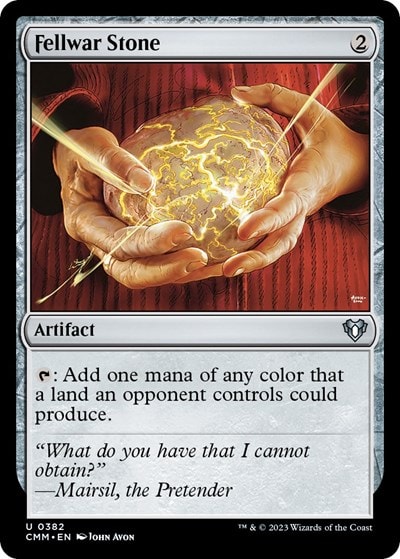 Fellwar Stone (CMM) #382 Uncommon (Lightly Played) Commander Masters Magic: The Gathering: 2023