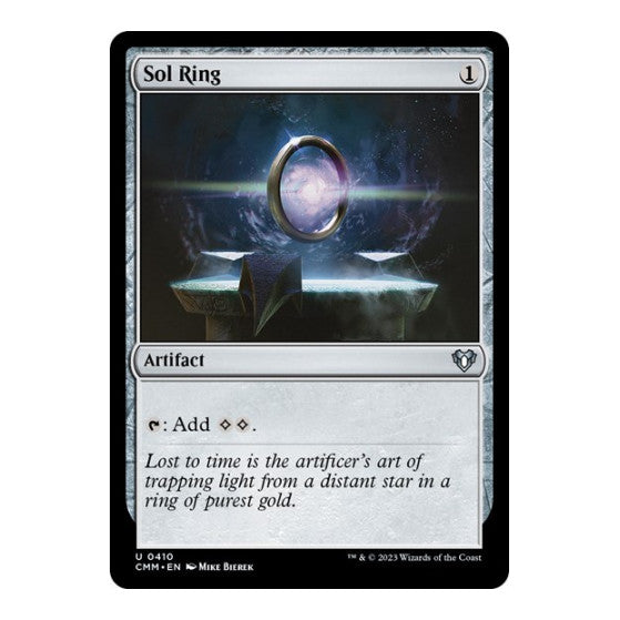 Sol Ring (CMM) #410 Uncommon (Lightly Played) Commander Masters Magic: The Gathering: 2023