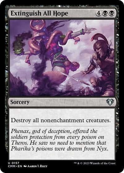 Extinguish All Hope (CMM) #157 Uncommon (Lightly Played) Commander Masters Magic: The Gathering: 2023