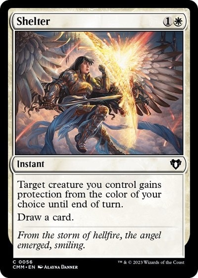 Shelter (CMM) #56 Common (Lightly Played) Commander Masters Magic: The Gathering: 2023
