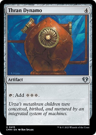 Thran Dynamo (CMM) #415 Uncommon (Moderately Played) Commander Masters Magic: The Gathering: 2023