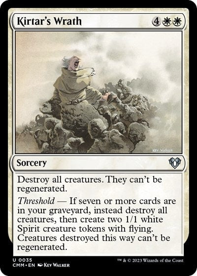 Kirtars Wrath (CMM) #35 Uncommon (Lightly Played) Commander Masters Magic: The Gathering: 2023
