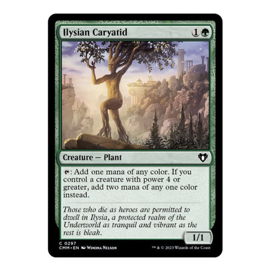 Ilysian Caryatid (CMM) #297 Common (Lightly Played) Commander Masters Magic: The Gathering: 2023