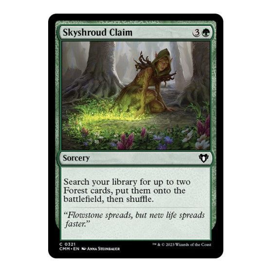 Skyshroud Claim (CMM) #321 Common (Lightly Played) Commander Masters Magic: The Gathering: 2023