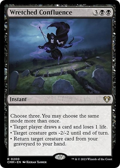 Wretched Confluence (CMM) #200 Rare (Near Mint) Commander Masters Magic: The Gathering: 2023