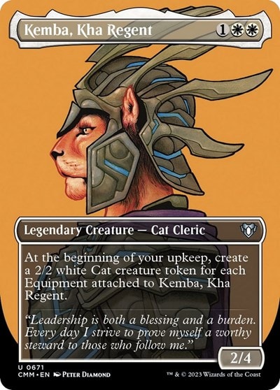 Kemba Kha Regent Borderless (CMM) #671 Uncommon (Lightly Played) Commander Masters Magic: The Gathering: 2023