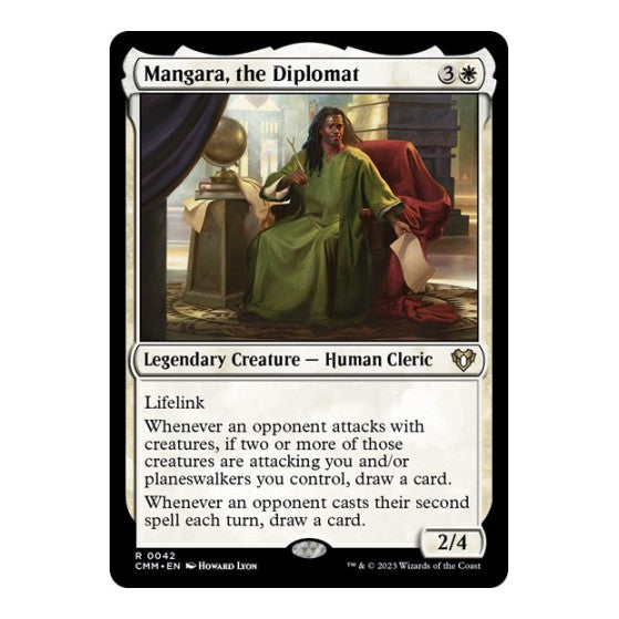 Mangara the Diplomat (CMM) #42 Rare (Foil Near Mint) Commander Masters Magic: The Gathering: 2023