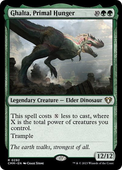 Ghalta Primal Hunger (CMM) #292 Rare (Near Mint) Commander Masters Magic: The Gathering: 2023