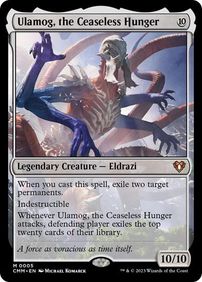 Ulamog the Ceaseless Hunger (CMM) #5 Mythic Rare (Near Mint) Commander Masters Magic: The Gathering: 2023