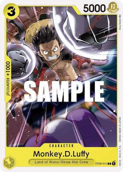 MonkeyDLuffy (ST-09) #ST09-011 Common (Near Mint) Starter Deck 9: Yamato One Piece Card Game: 2023