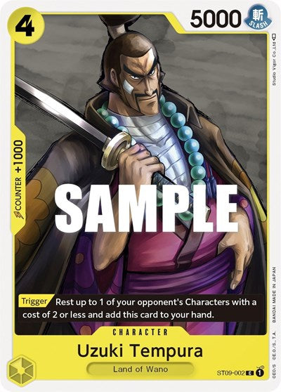 Uzuki Tempura (ST-09) #ST09-002 Common (Near Mint) Starter Deck 9: Yamato One Piece Card Game: 2023
